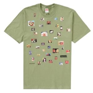 Supreme Pretty F*cked T Shirt in Light Olive